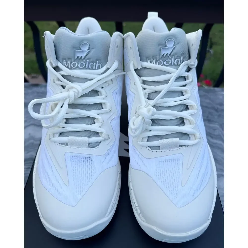 Moolah Women's High-Top Basketball Shoes, Neovolt Pro v2, White, Size 7.5 - NIB